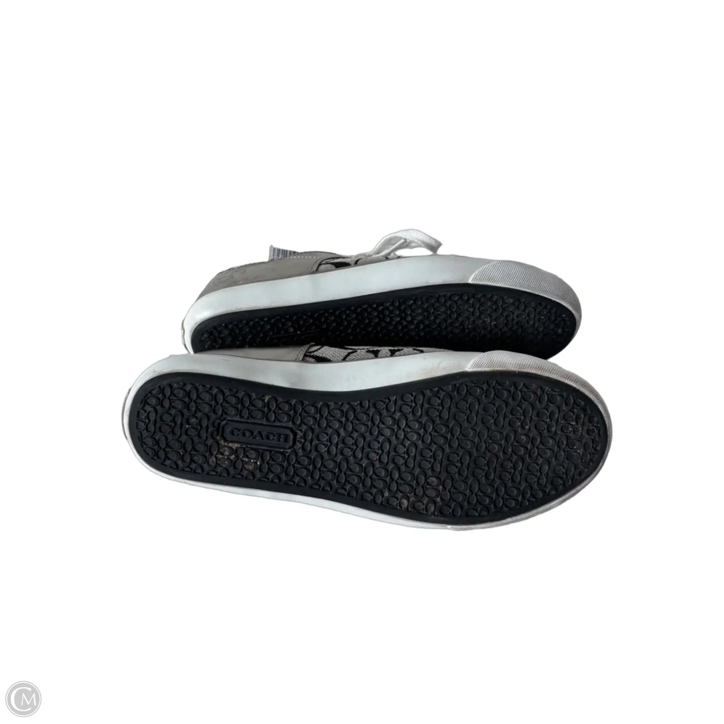 Shoes Designer By Coach In Black & Grey, Size: 8