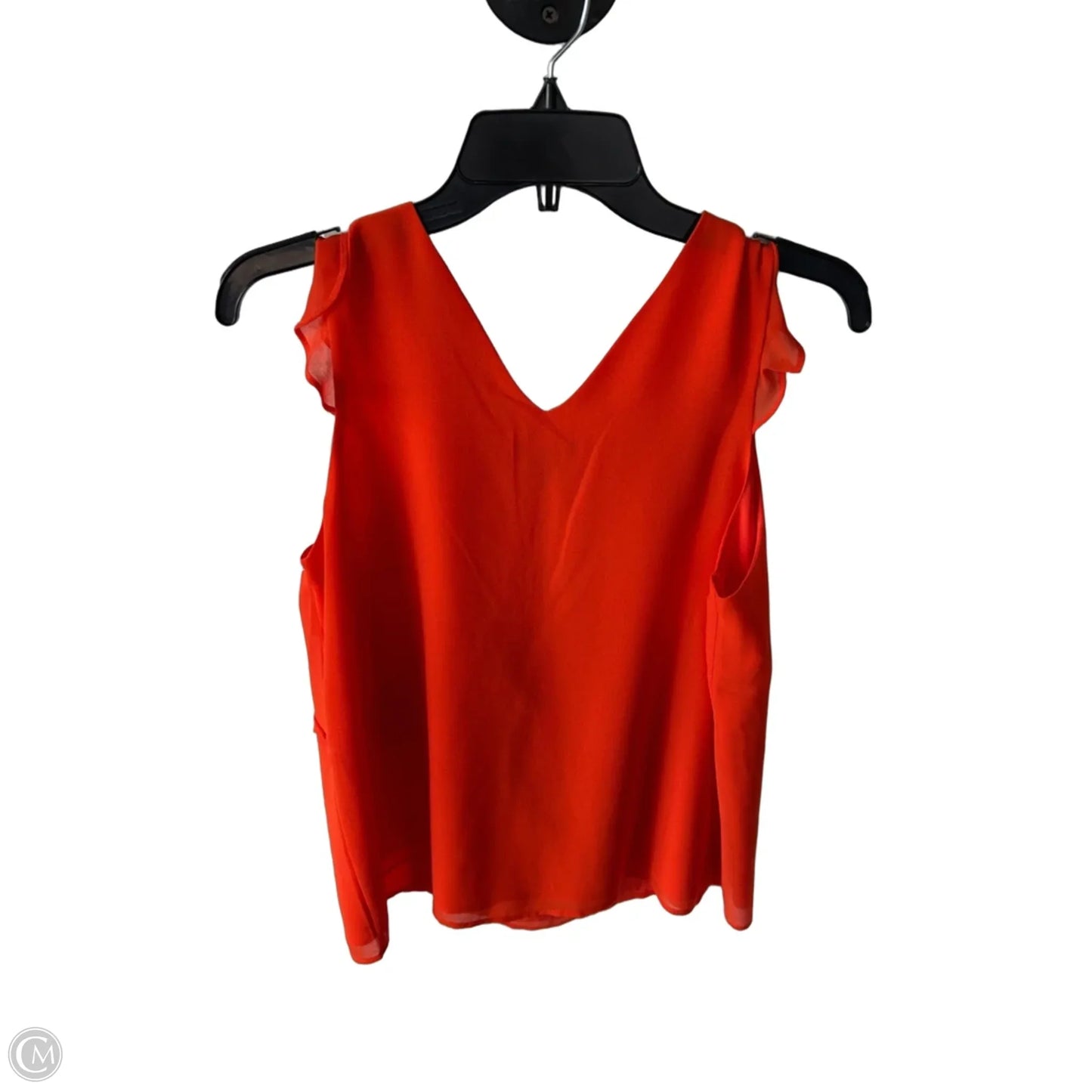 Top Sleeveless By Halogen In Orange, Size: M
