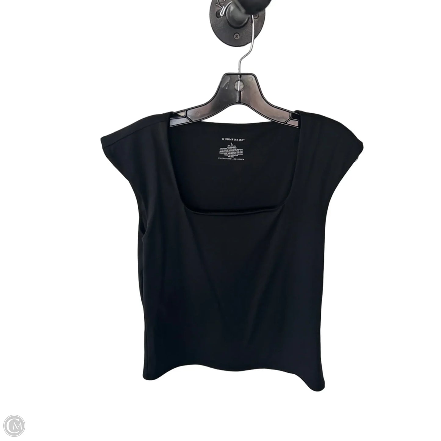 Top Sleeveless Basic By White House Black Market In Black, Size: L
