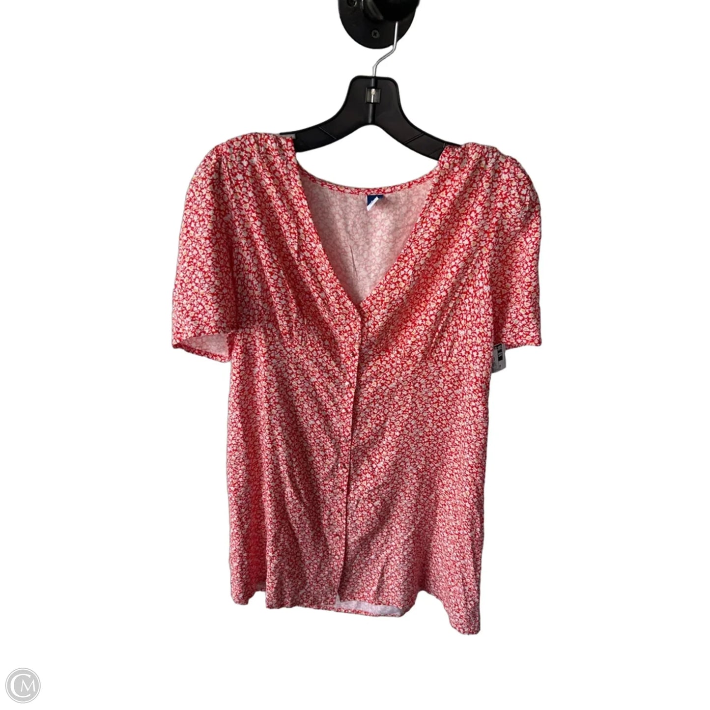 Dress Casual Short By Old Navy In Red & White, Size: Mp