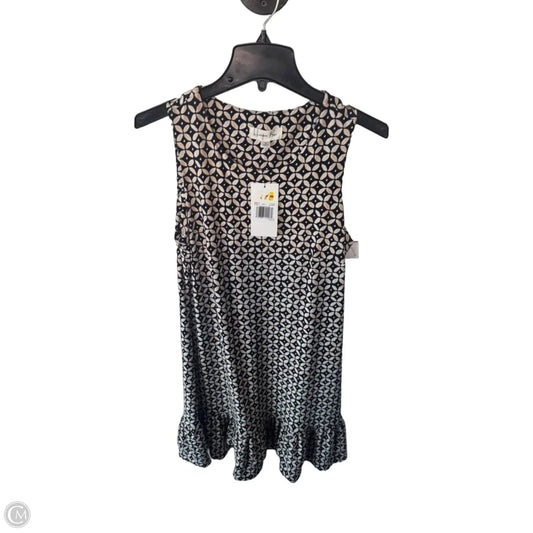 Dress Casual Short By Clothes Mentor In Black & Tan, Size: M