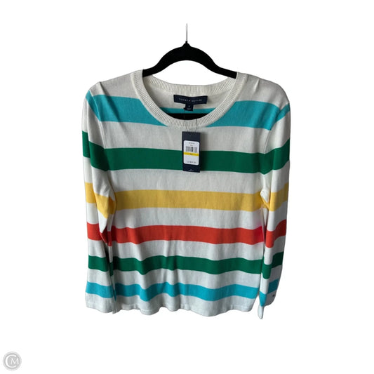 Sweater By Tommy Hilfiger In Striped Pattern, Size: M