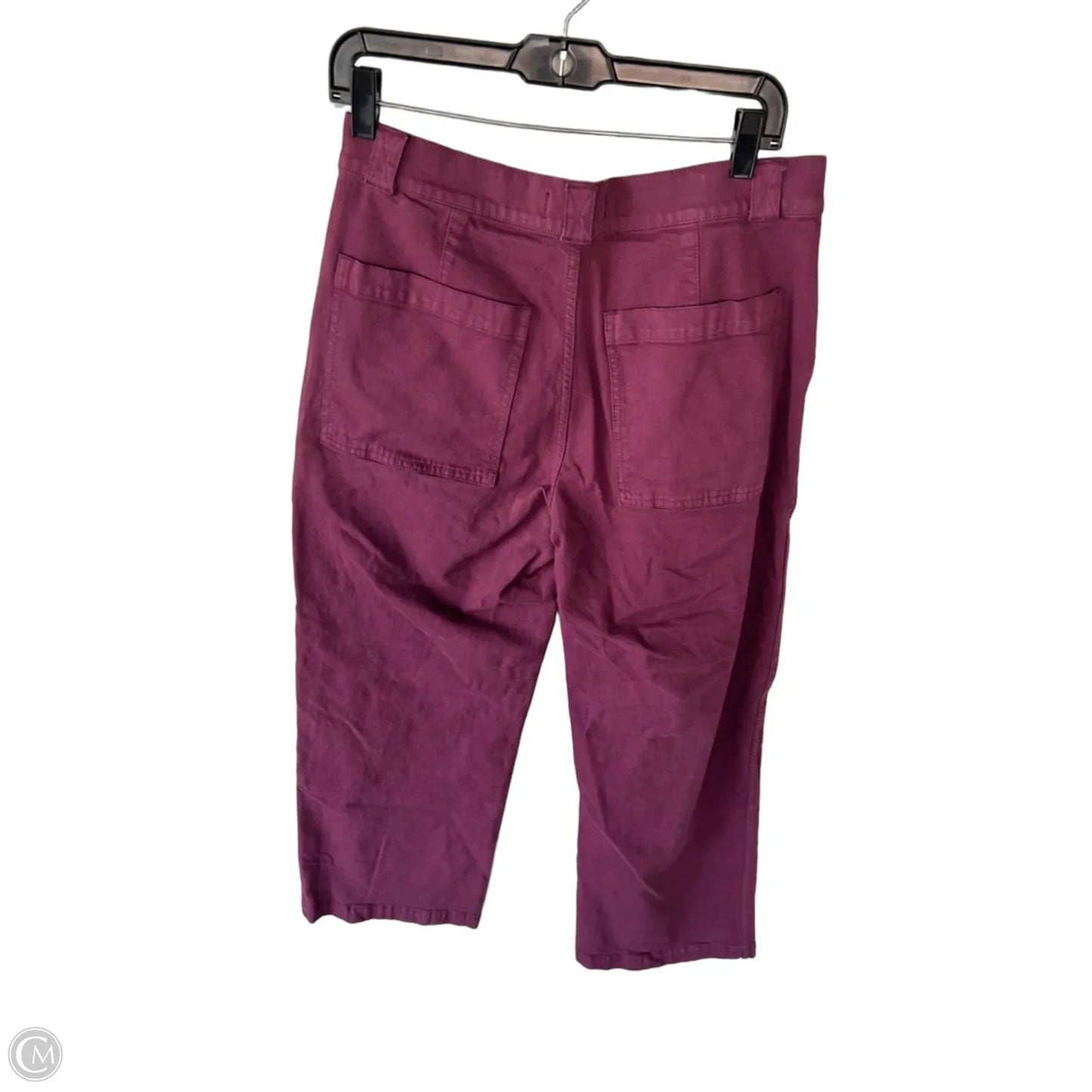 Jeans Wide Leg By Madewell In Purple Denim, Size: 10