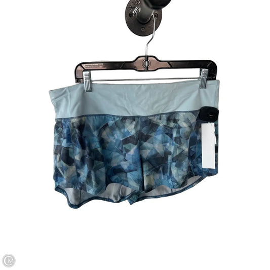 Athletic Shorts By Lululemon In Blue, Size: 12