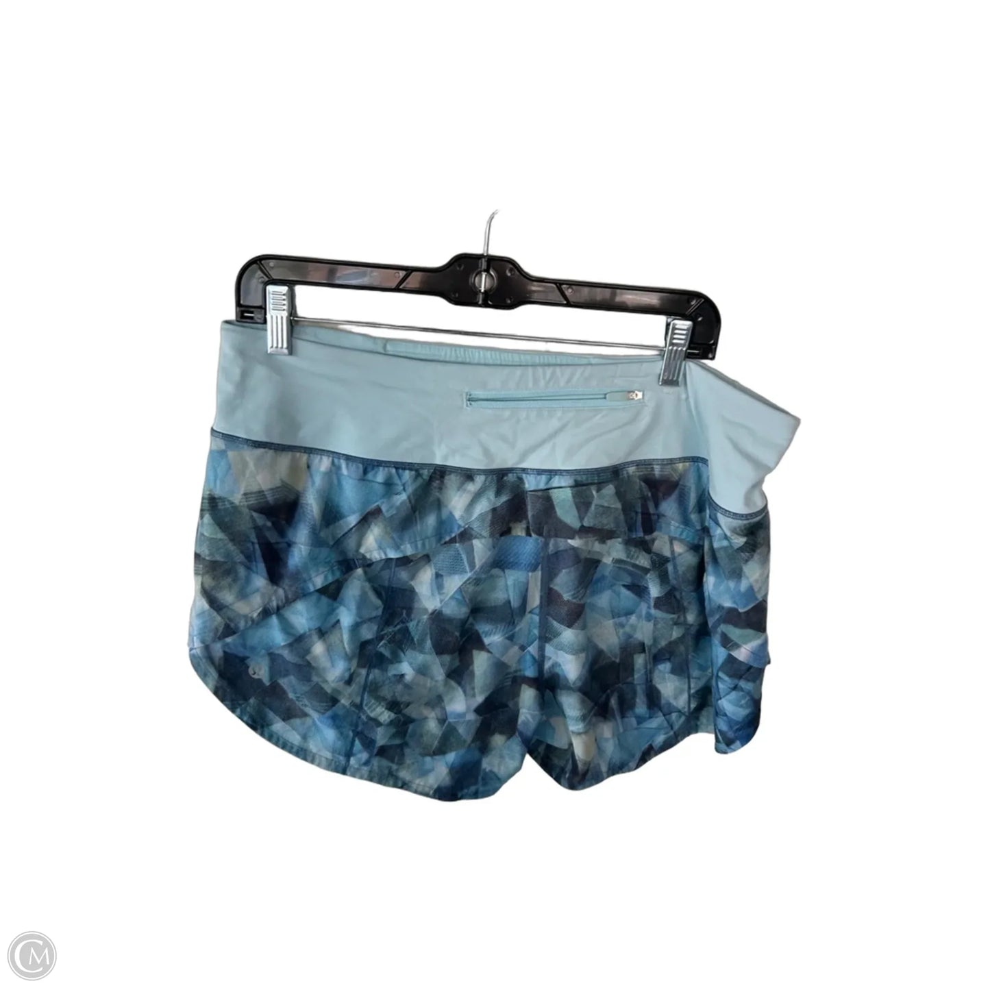 Athletic Shorts By Lululemon In Blue, Size: 12
