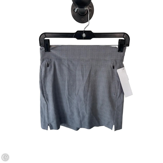 Athletic Skort By Athleta In Grey, Size: 0