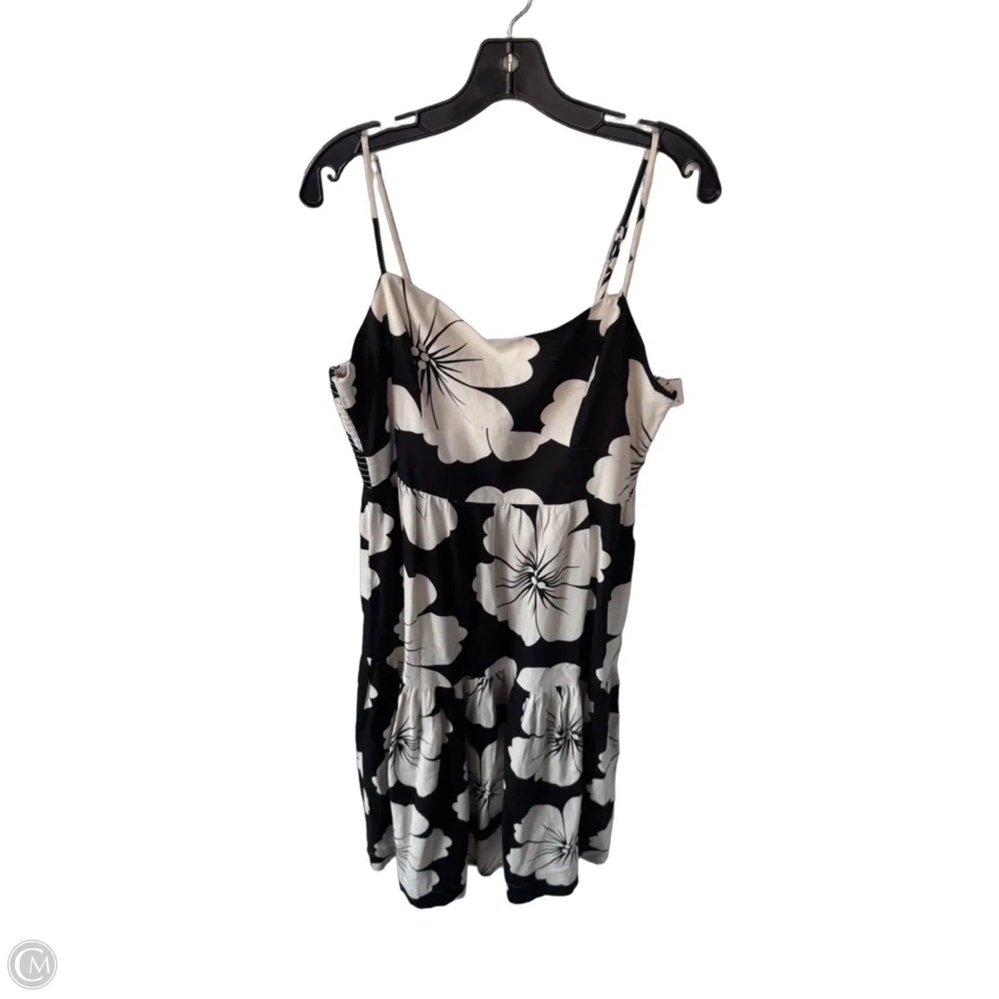 Dress Casual Midi By Rachel Zoe In Black & Cream, Size: Xl