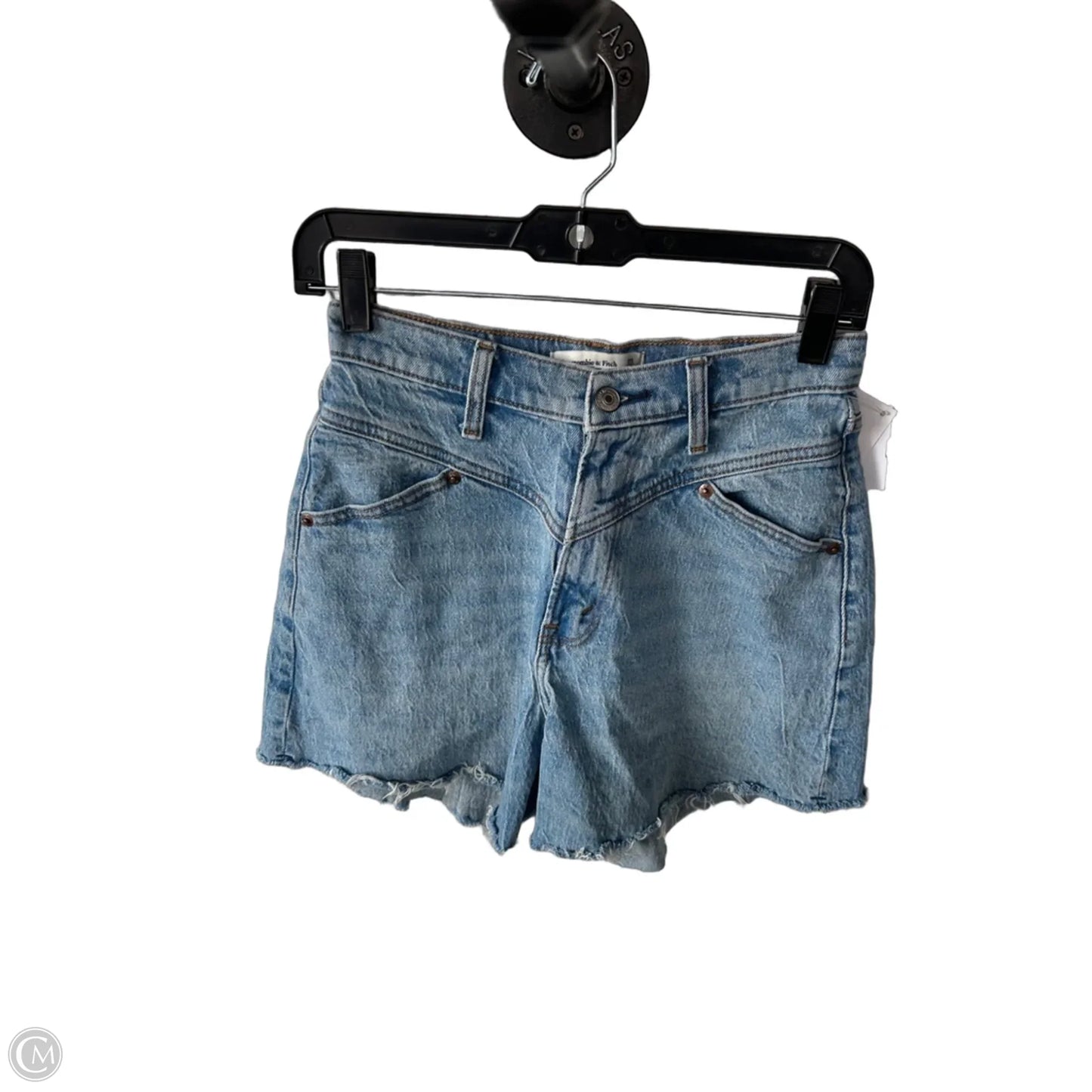 Shorts By Abercrombie And Fitch In Blue Denim, Size: 0