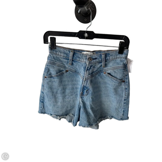 Shorts By Abercrombie And Fitch In Blue Denim, Size: 0