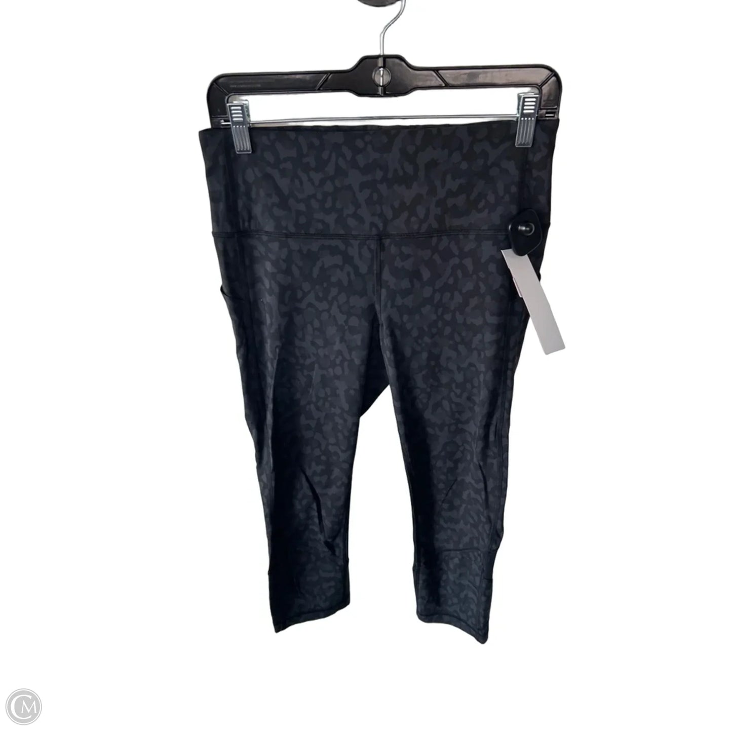 Athletic Leggings By Lululemon In Black & Grey, Size: 8