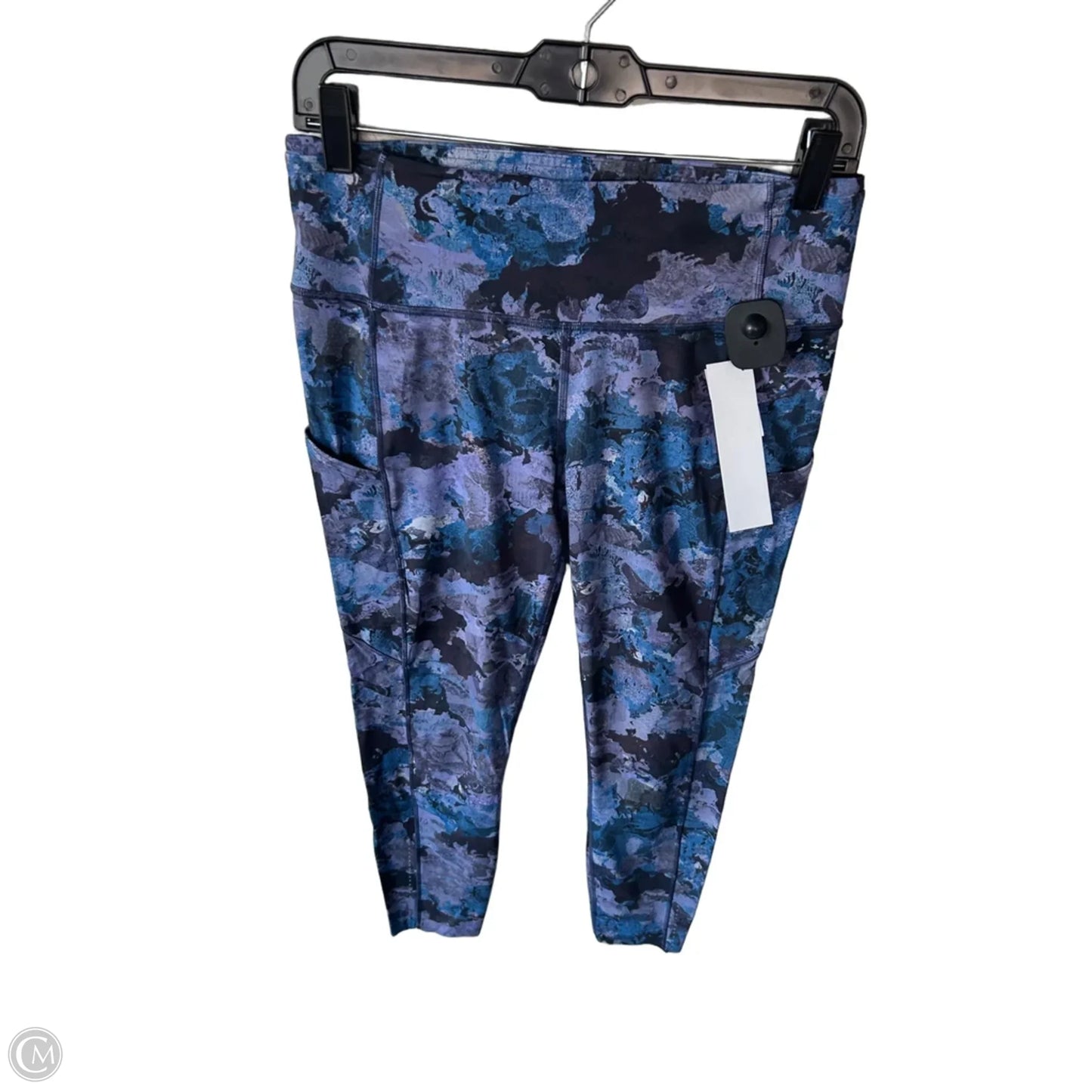 Athletic Leggings By Lululemon In Blue & Purple, Size: 10