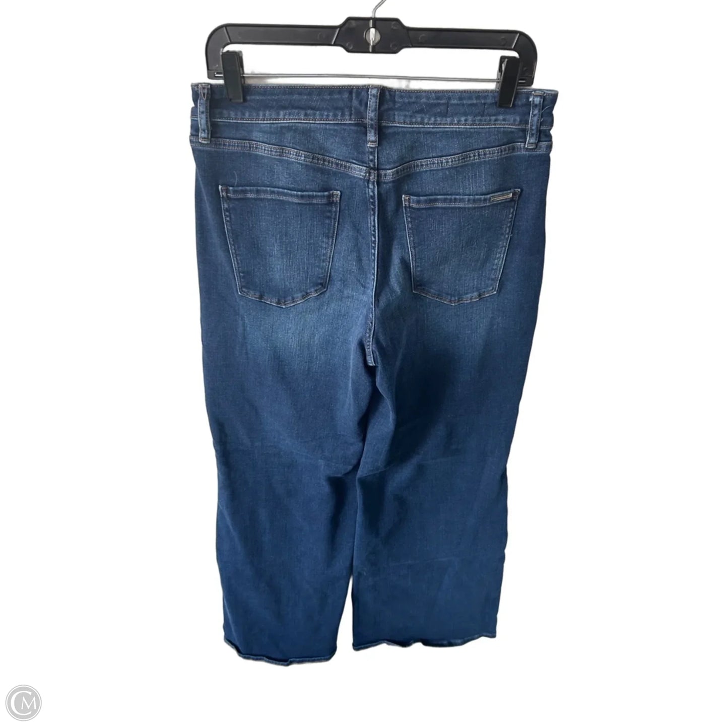 Jeans Wide Leg By White House Black Market In Blue Denim, Size: 10