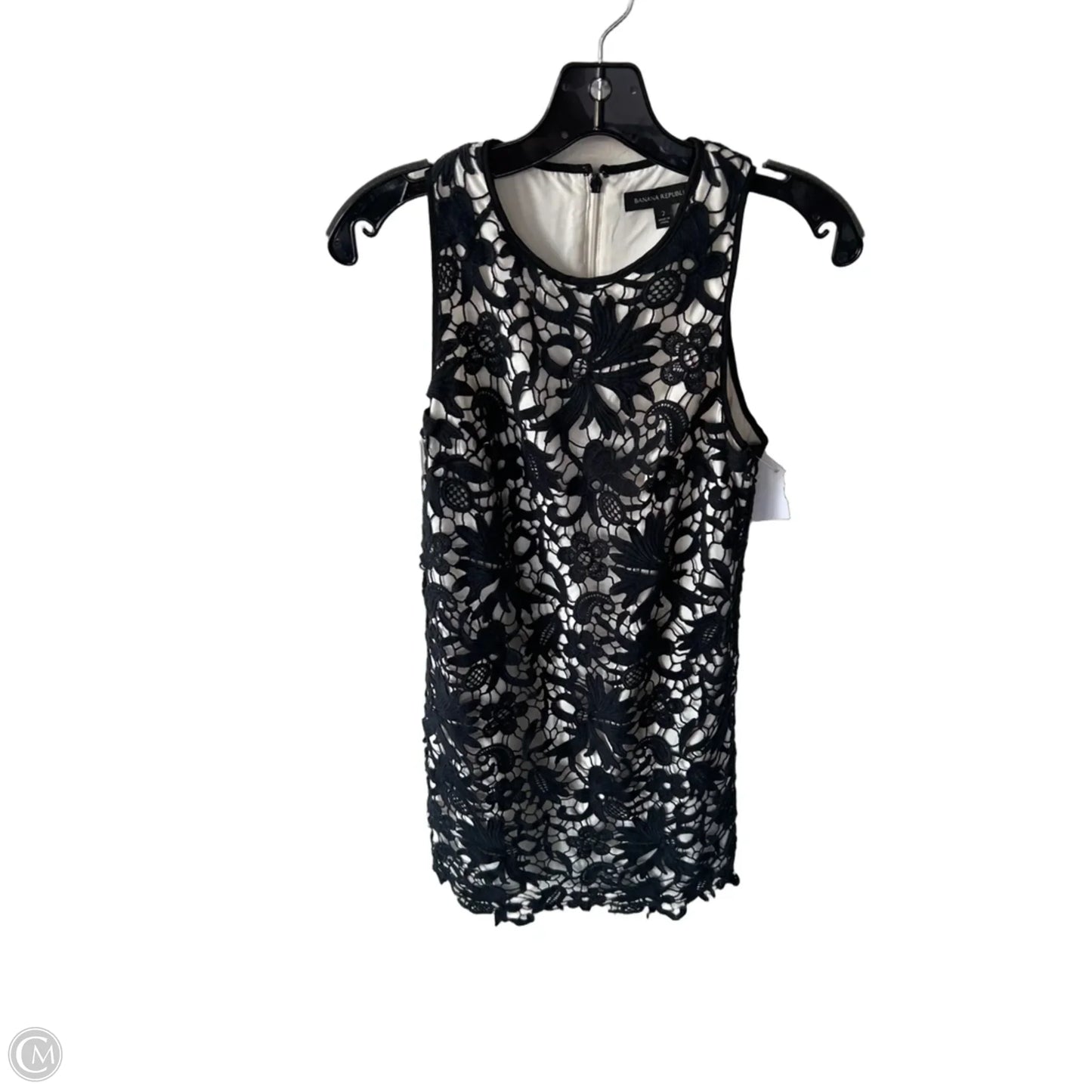 Dress Party Short By Banana Republic In Black & White, Size: Xs