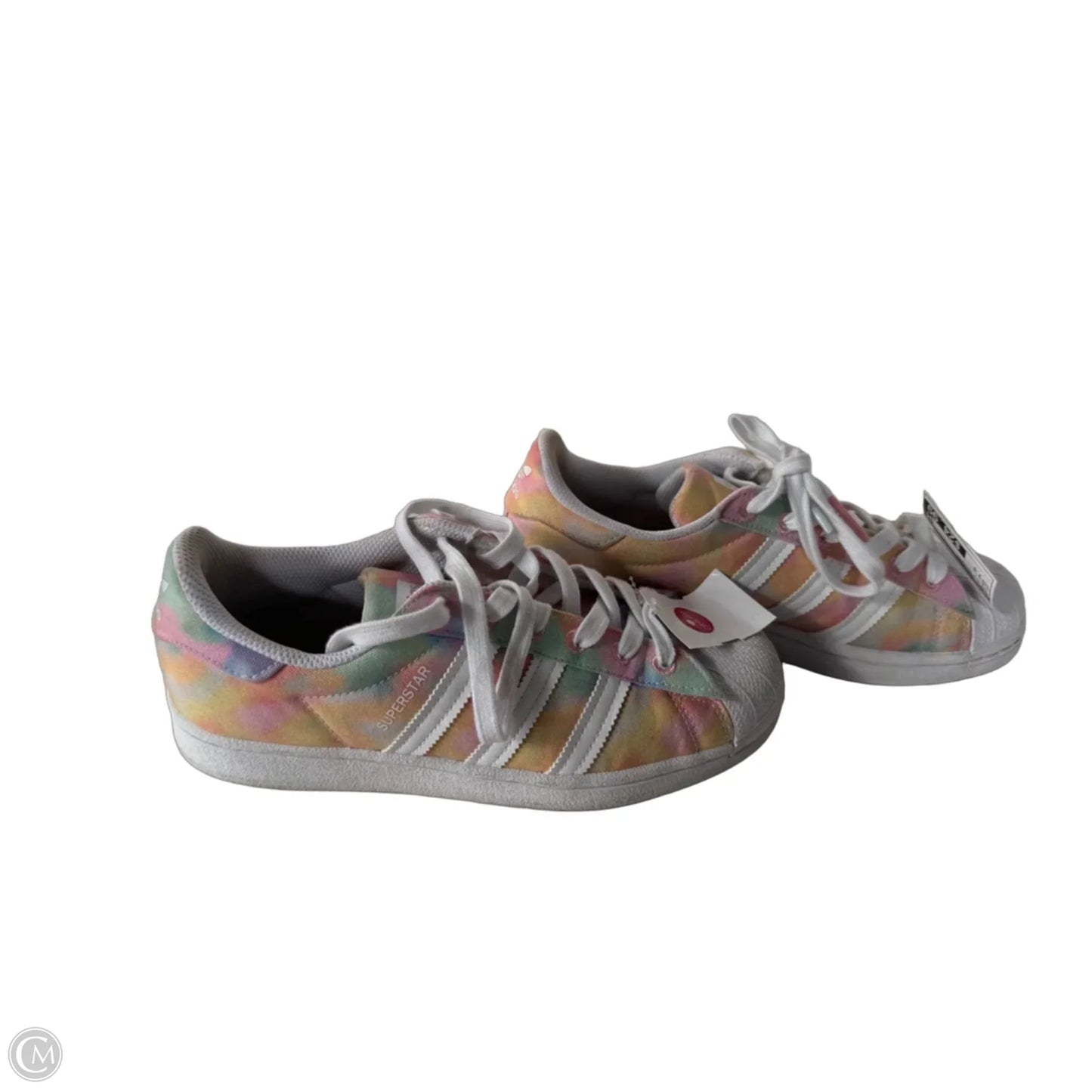Shoes Sneakers By Adidas In Tie Dye Print, Size: 7.5