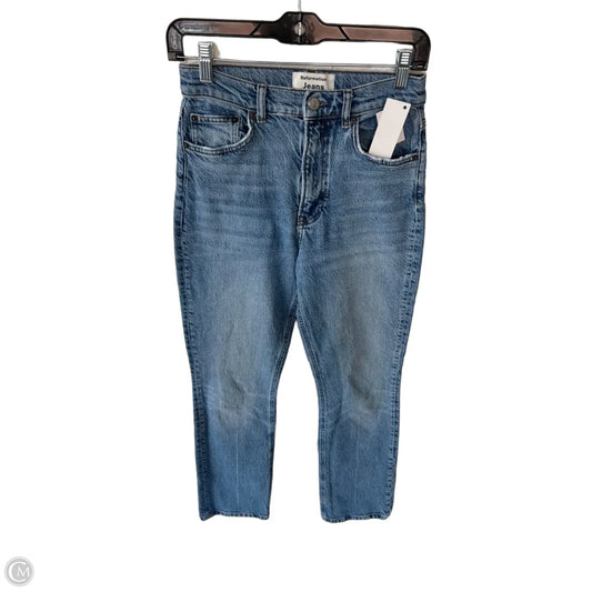 Jeans Straight By Reformation In Blue Denim, Size: 2