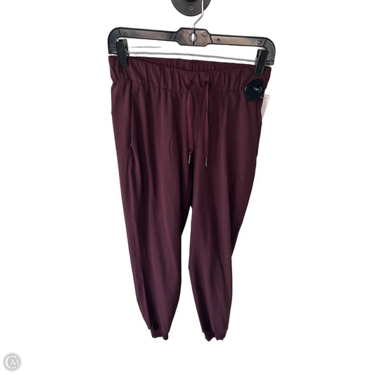 Athletic Pants By Lululemon In Red, Size: 4