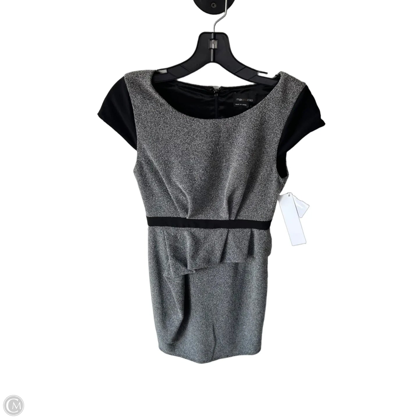 Dress Work By Max And Cleo In Black & Grey, Size: Xs
