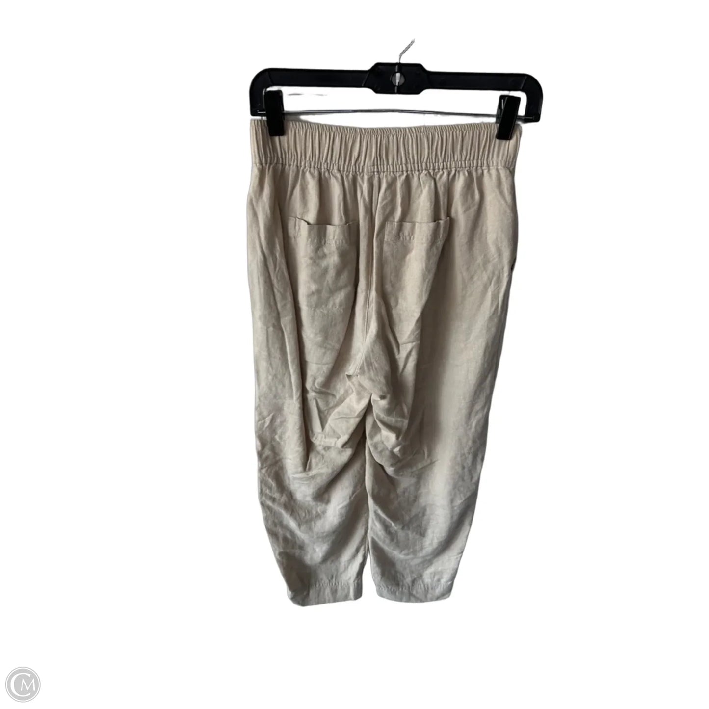 Pants Linen By Loft In Tan, Size: Xxsp