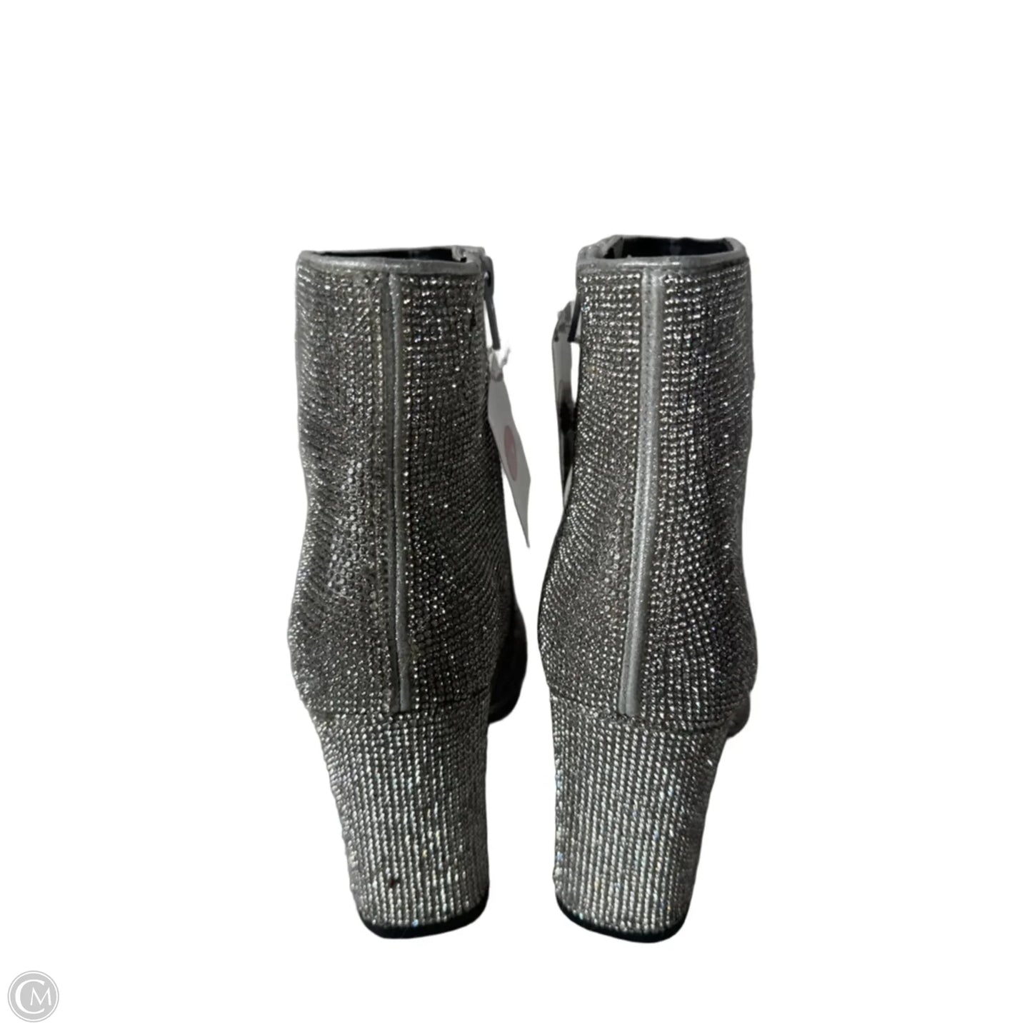 Boots Ankle Heels By A New Day In Silver, Size: 6