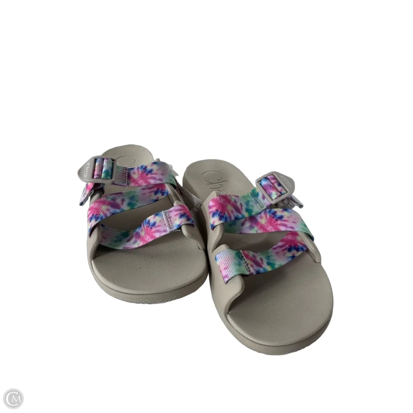 Sandals Flats By Chacos In Tie Dye Print, Size: 10
