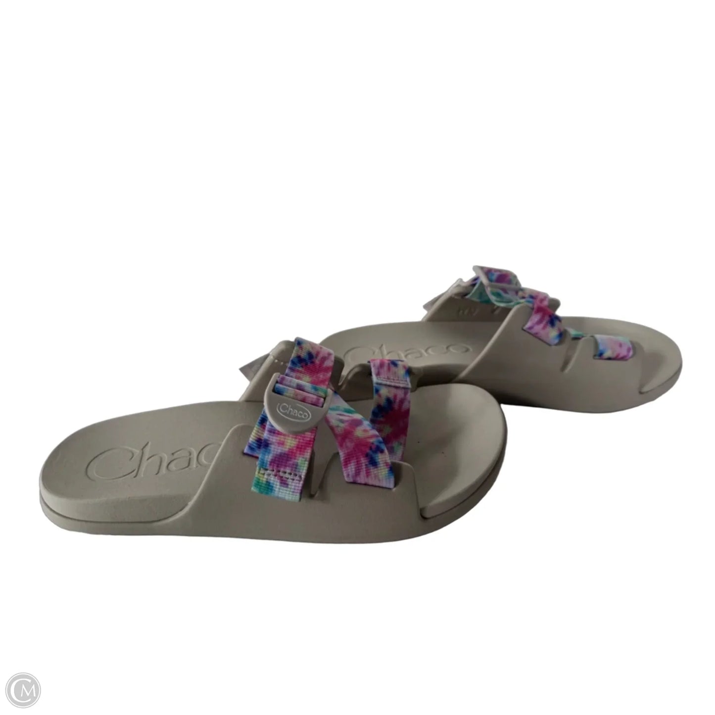 Sandals Flats By Chacos In Tie Dye Print, Size: 10