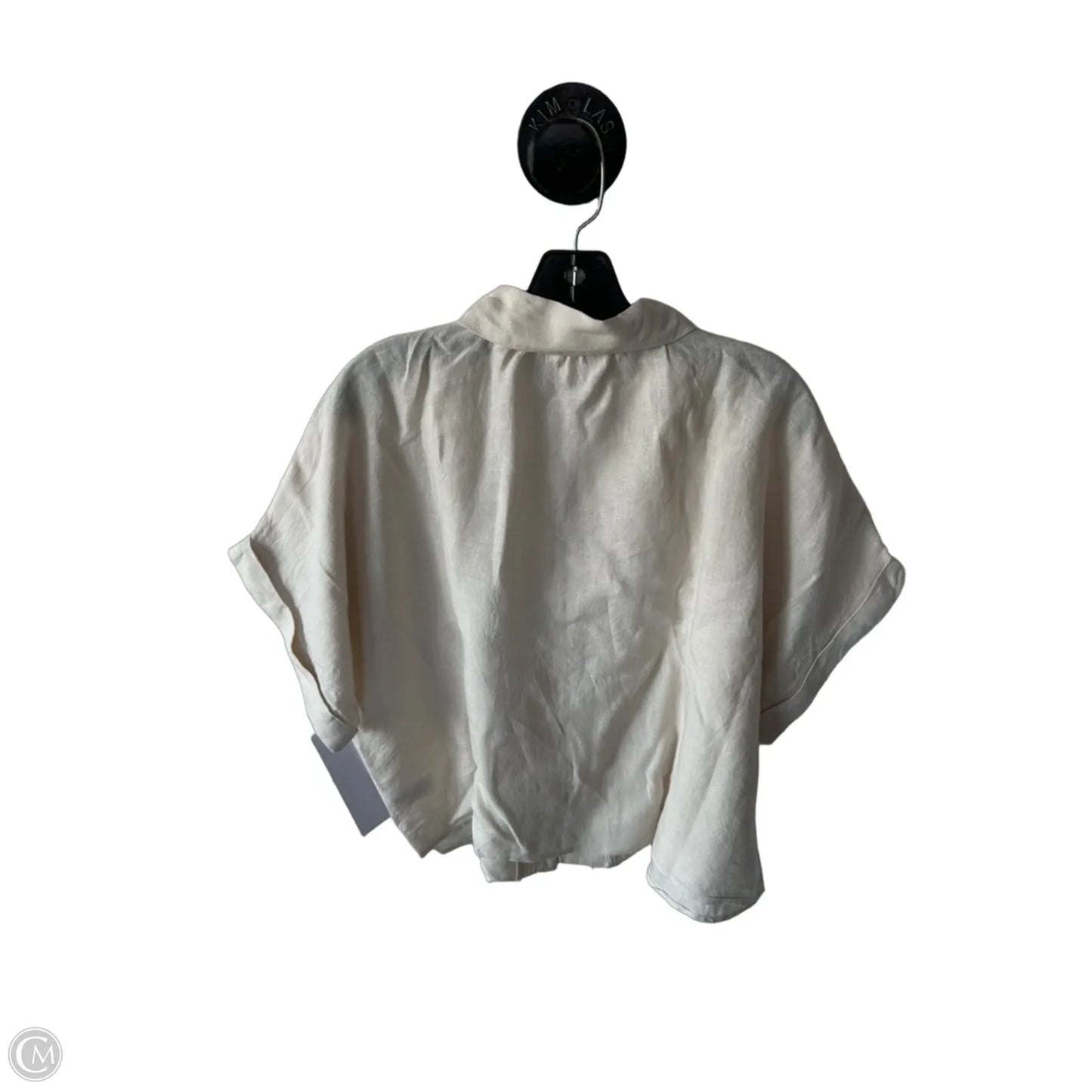 Top Short Sleeve By Haven In Tan, Size: L