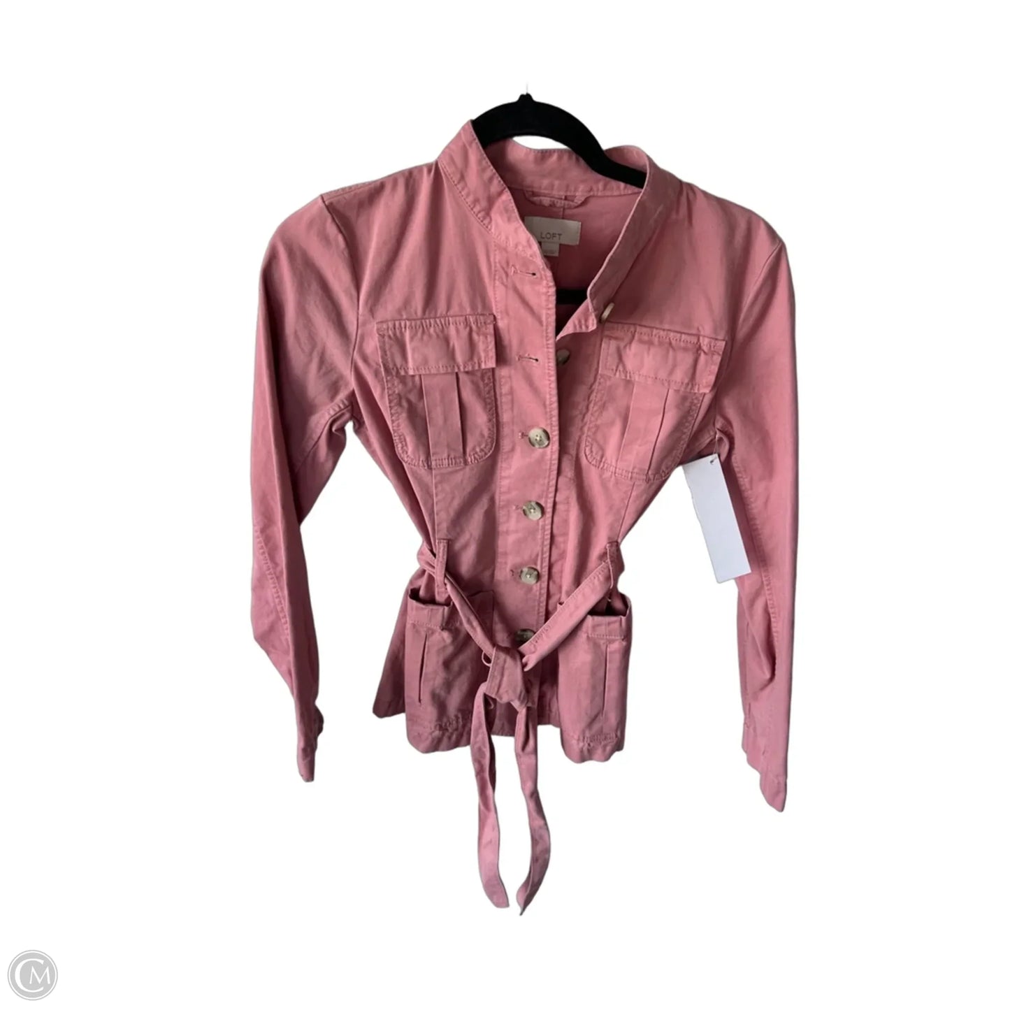 Jacket Other By Loft In Pink, Size: Xs
