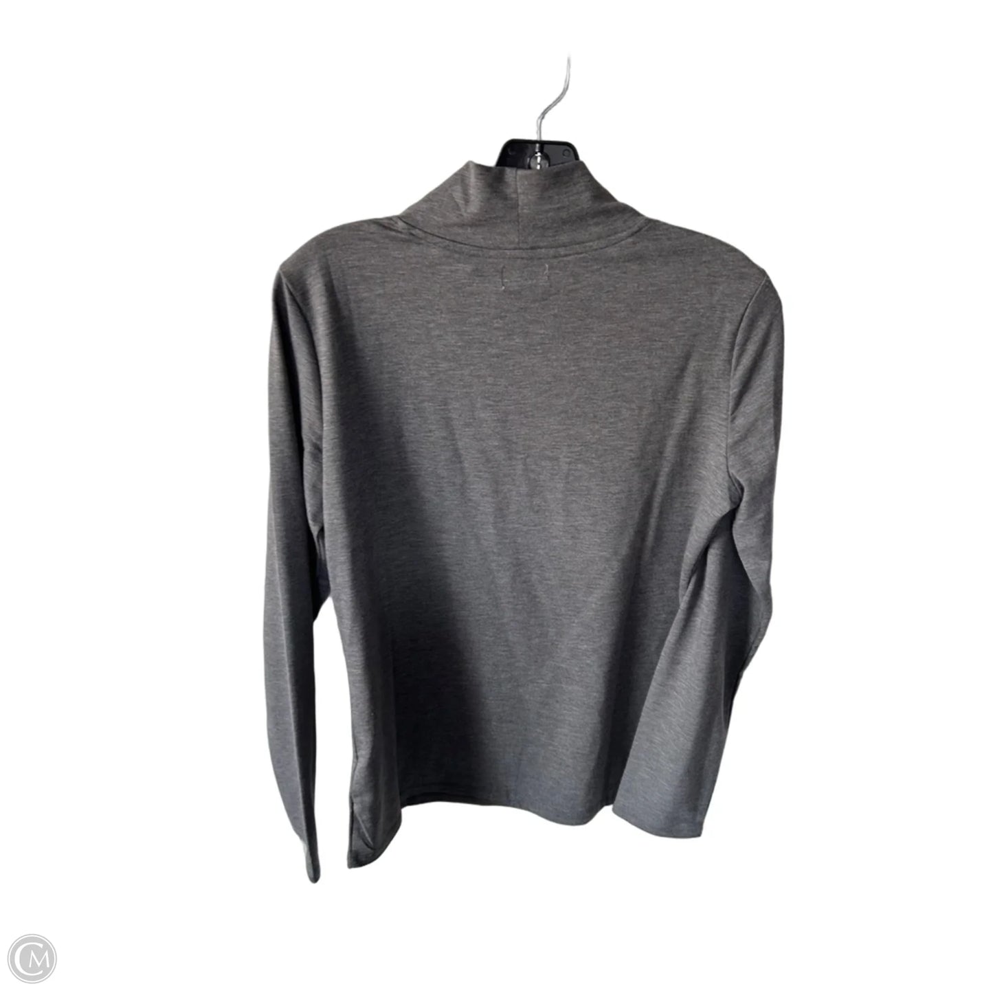 Top Long Sleeve Basic By Clothes Mentor In Grey, Size: M