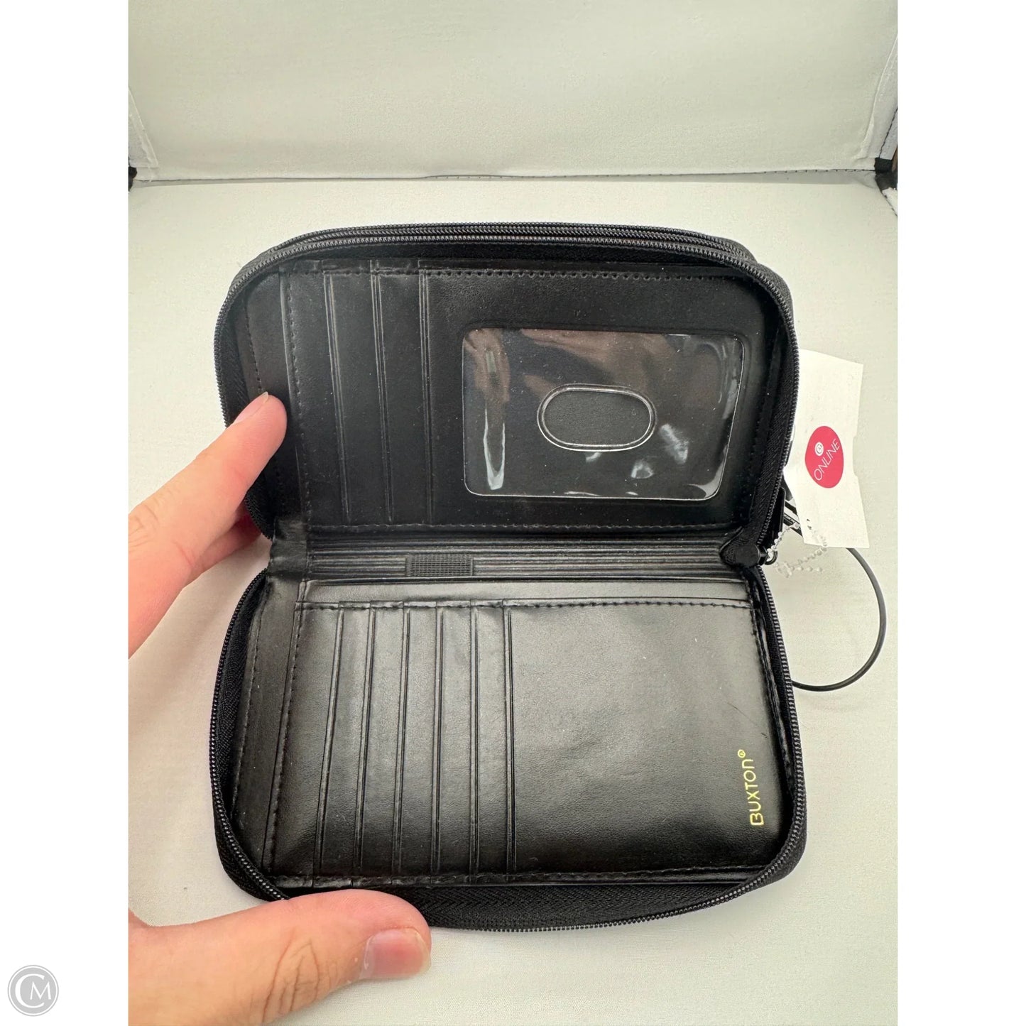Wallet Leather By Buxton, Size: Medium