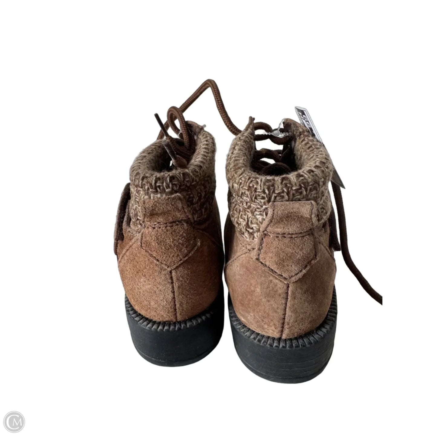 Boots Ankle Flats By Clothes Mentor In Brown, Size: 6
