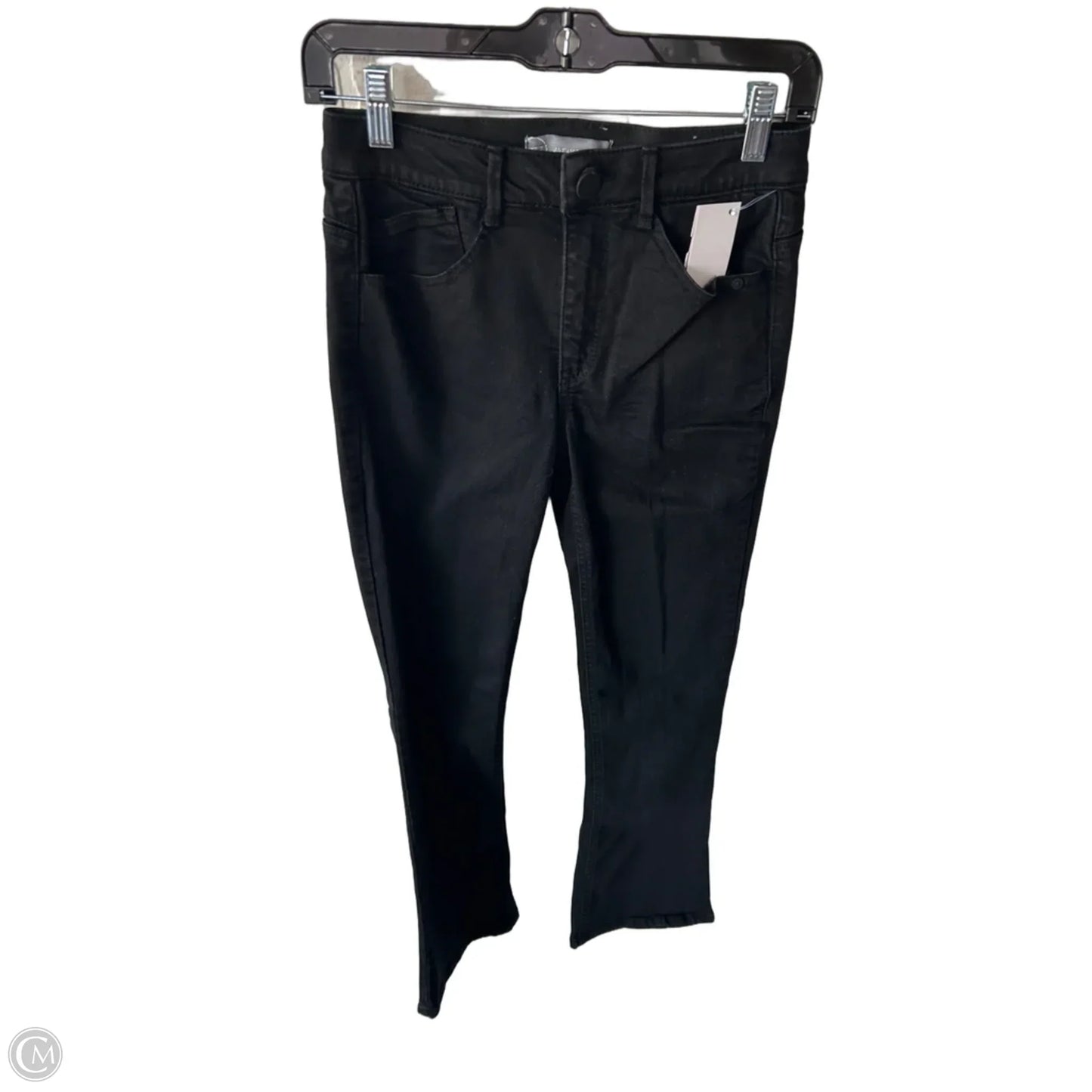 Jeans Boot Cut By Wit & Wisdom In Black Denim, Size: 0p
