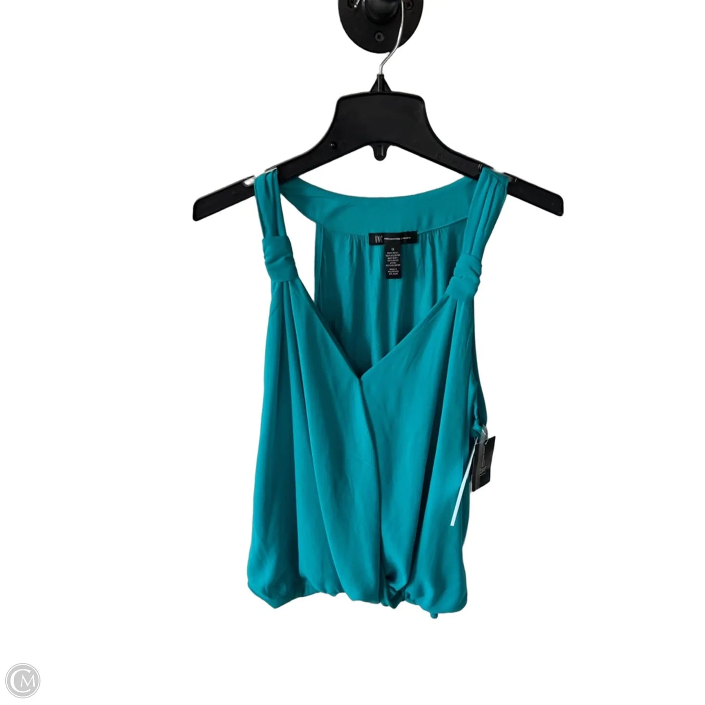 Top Sleeveless By Inc In Blue, Size: 1x