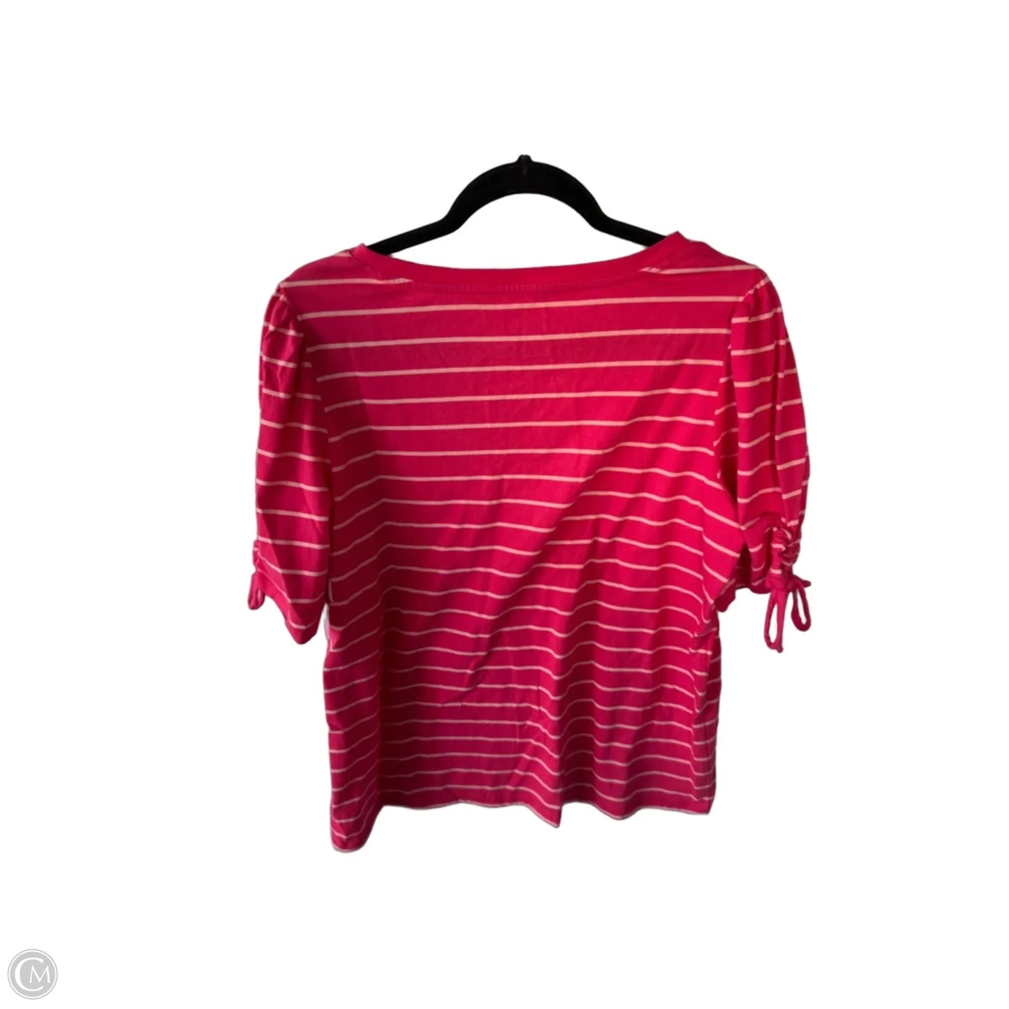 Top Short Sleeve By Talbots In Pink, Size: Xl