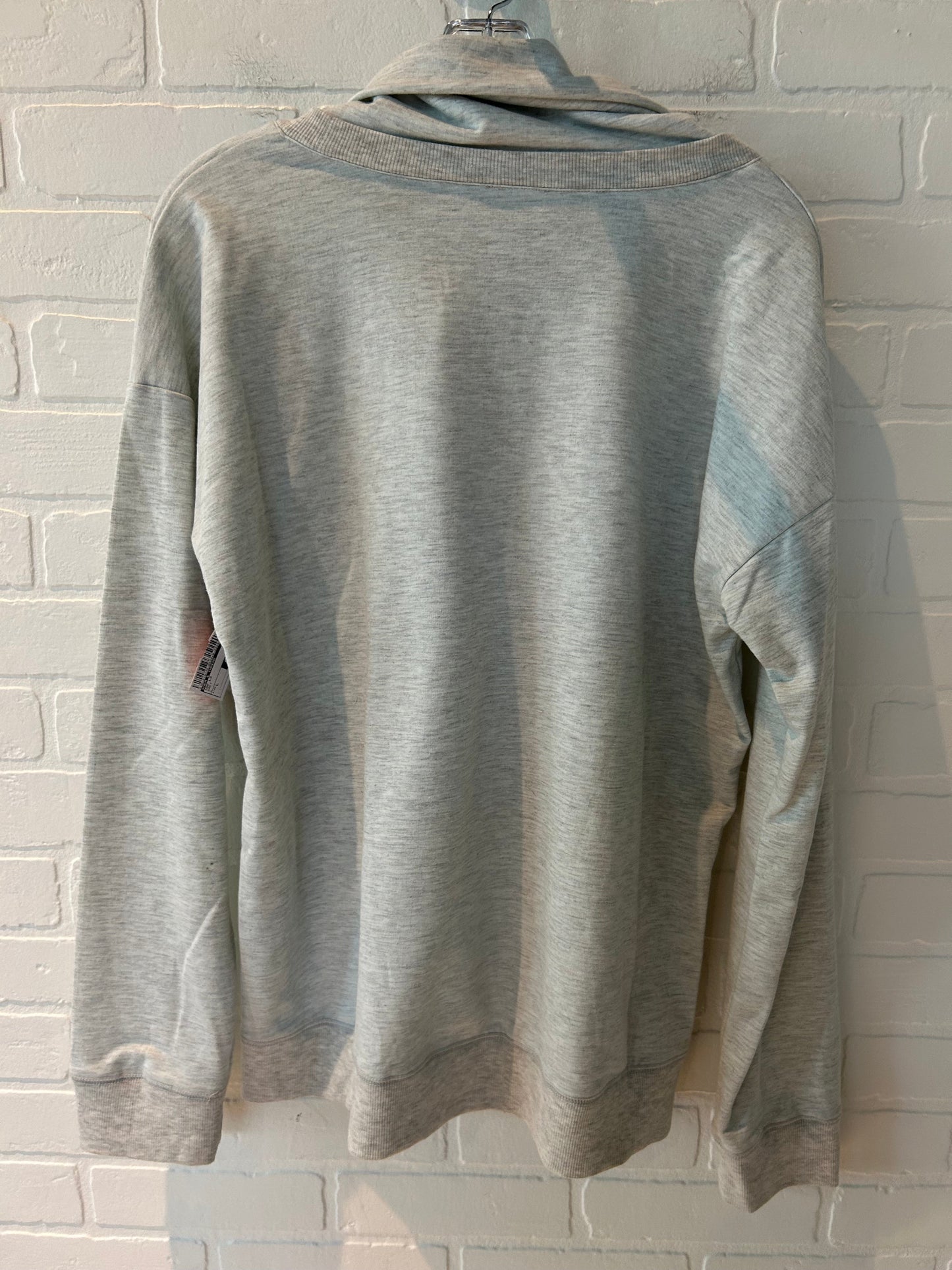 Grey Top Long Sleeve Hem & Thread, Size L