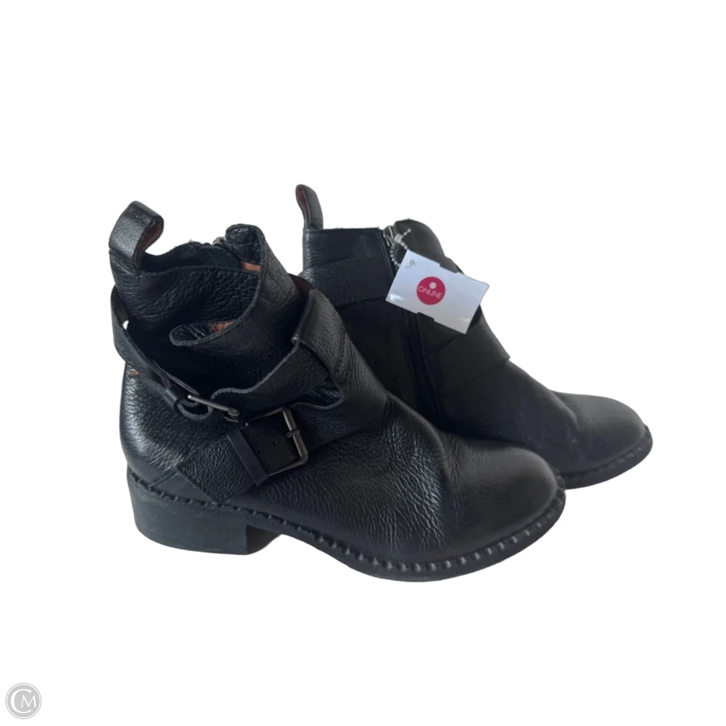 Boots Ankle Flats By Gentle Souls In Black, Size: 8