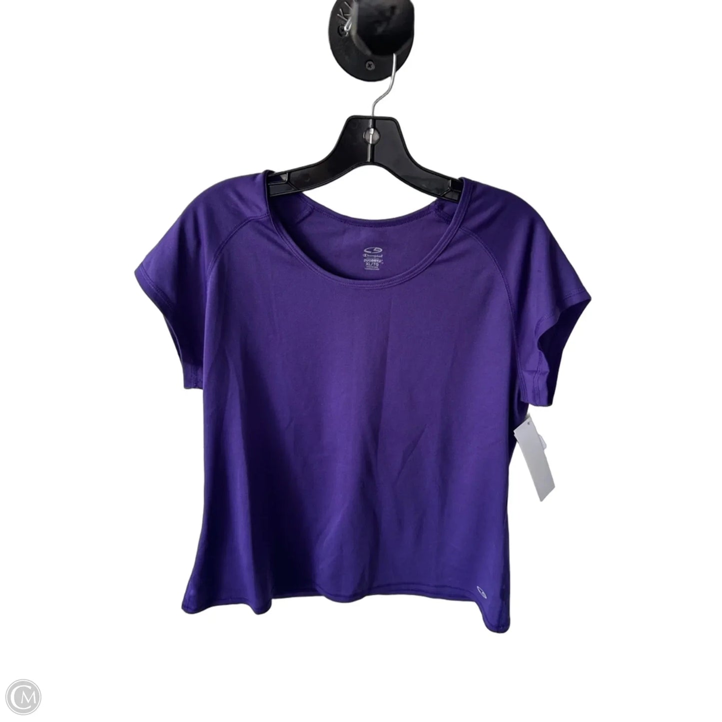 Athletic Top Short Sleeve By C9 By Champion In Purple, Size: Xl