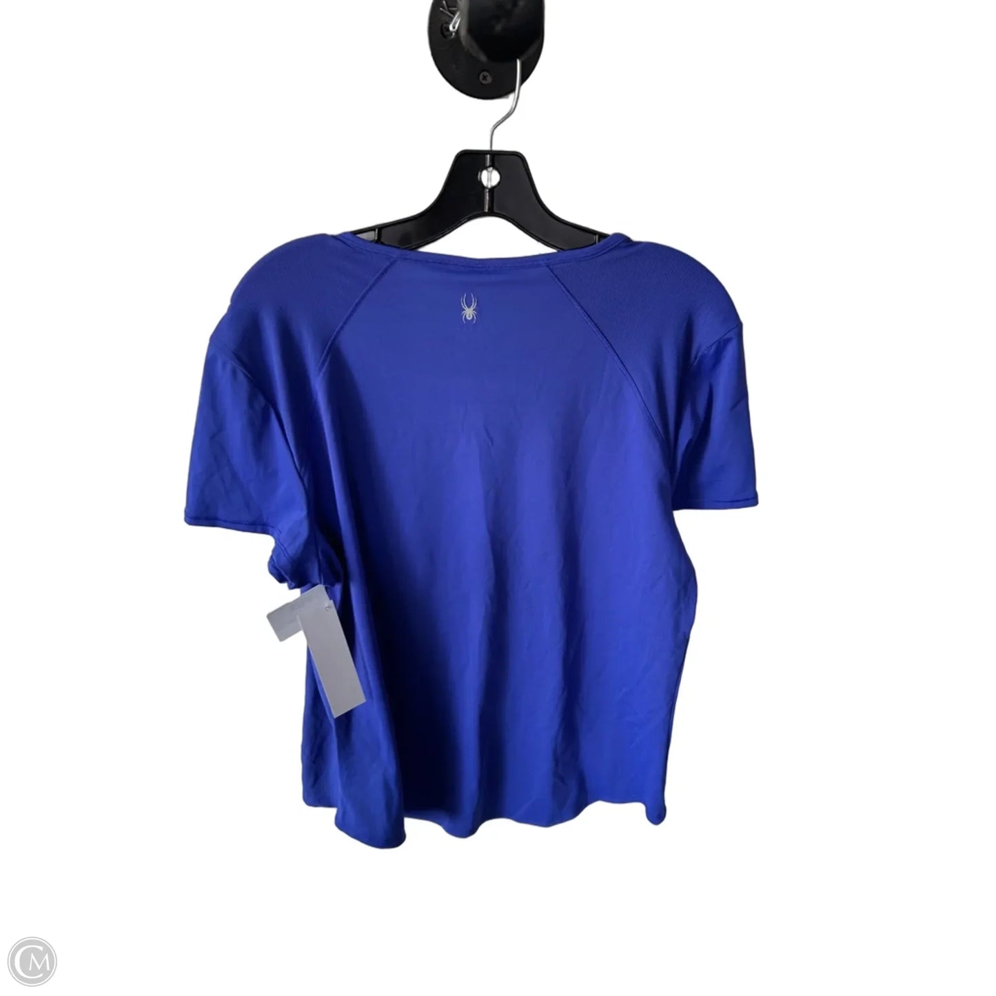 Athletic Top Short Sleeve By Spyder In Purple, Size: Xl