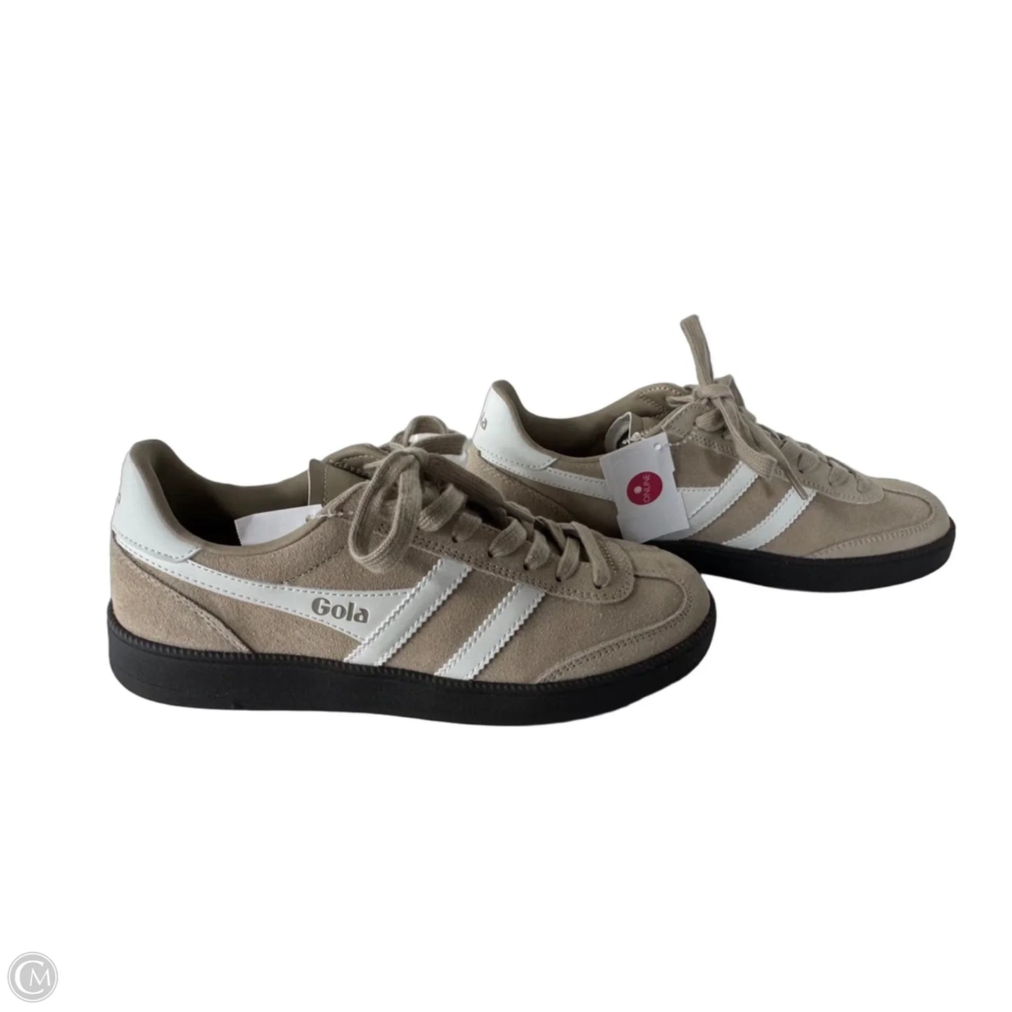 Shoes Sneakers By Gola In Tan & White, Size: 8