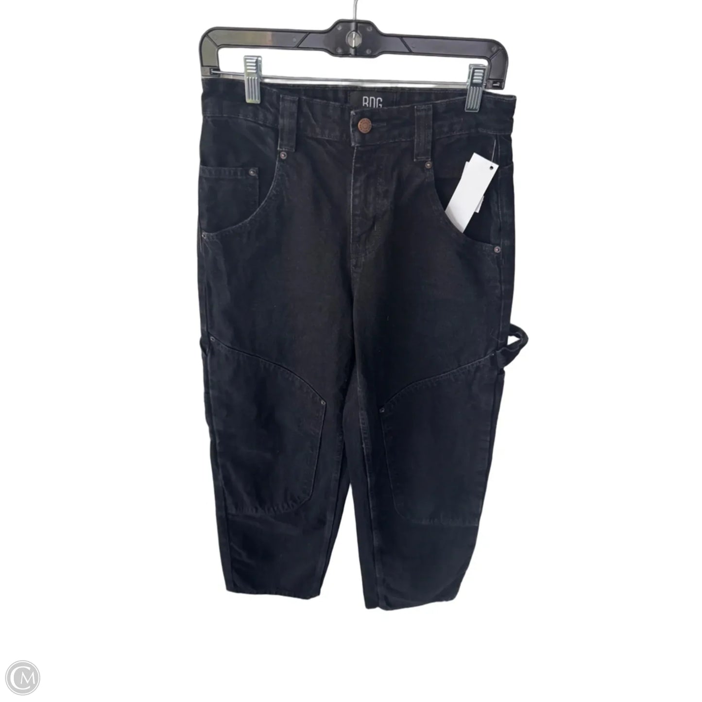 Jeans Straight By Bdg In Black Denim, Size: 2
