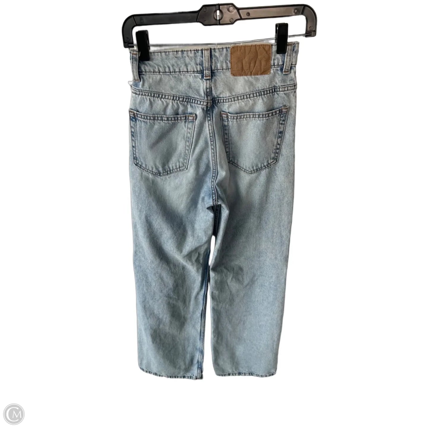 Jeans Straight By Divided In Blue Denim, Size: 0