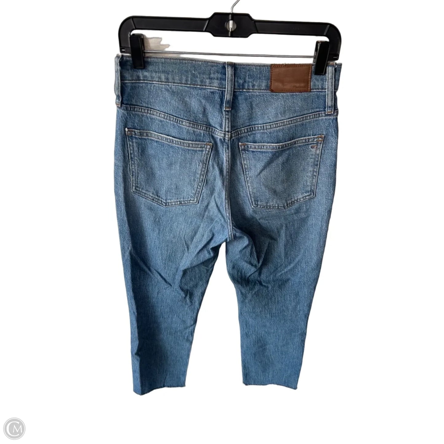 Jeans Straight By Madewell In Blue Denim, Size: 2p