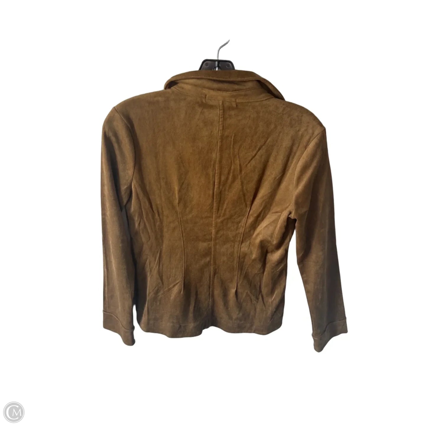 Blouse Long Sleeve By Banana Republic In Brown, Size: Xs