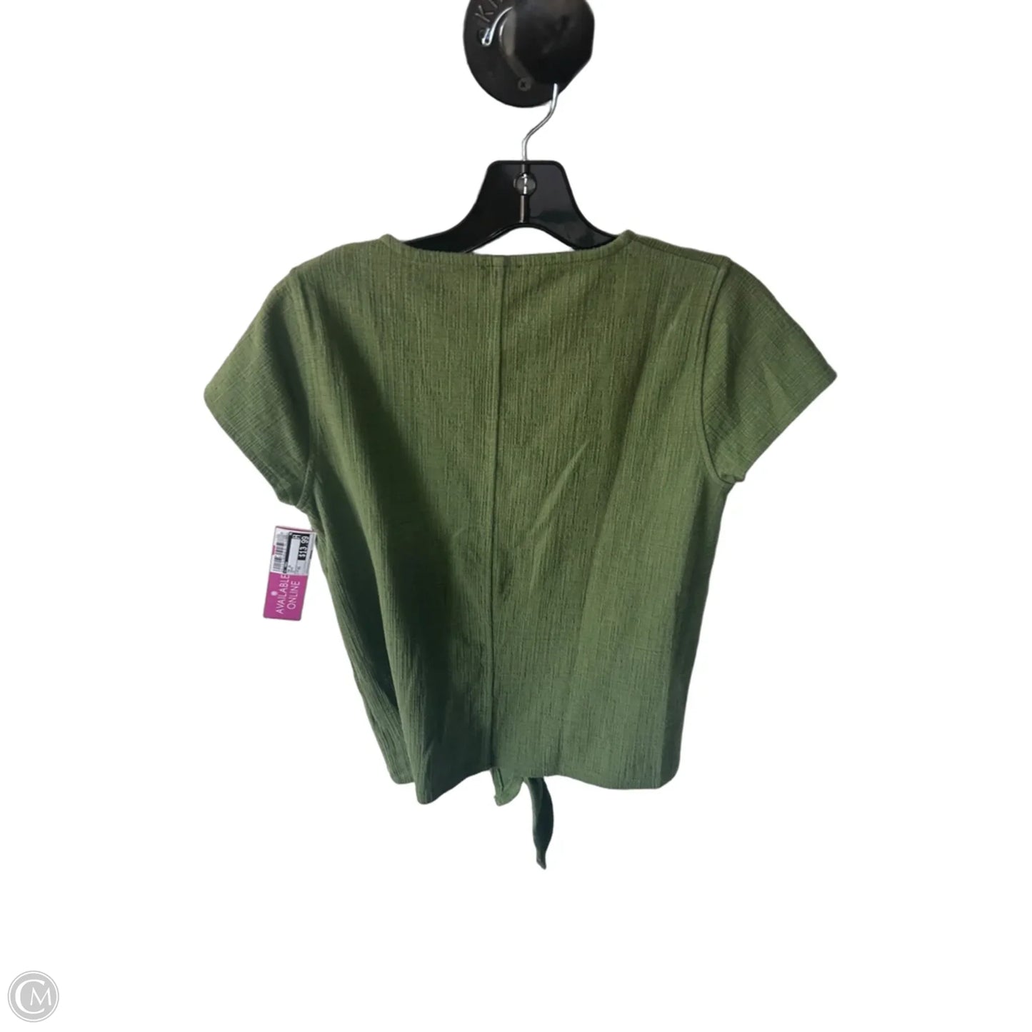 Top Short Sleeve By J. Crew In Green, Size: Xs