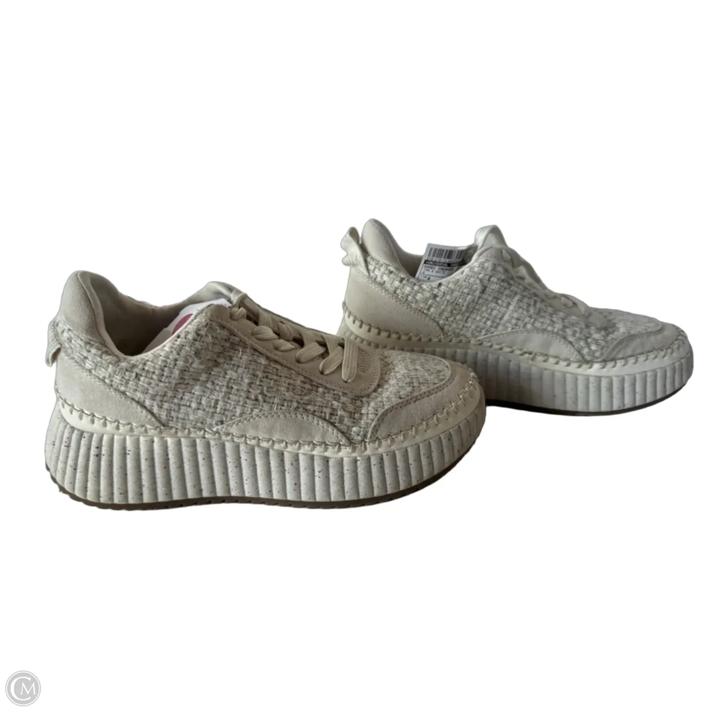 Shoes Sneakers By Universal Thread In Tan & White, Size: 8