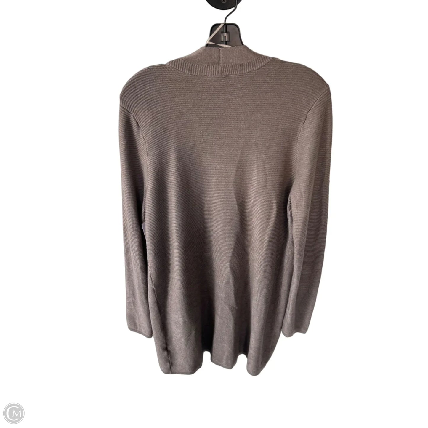 Sweater Cardigan By Evolution In Brown, Size: L
