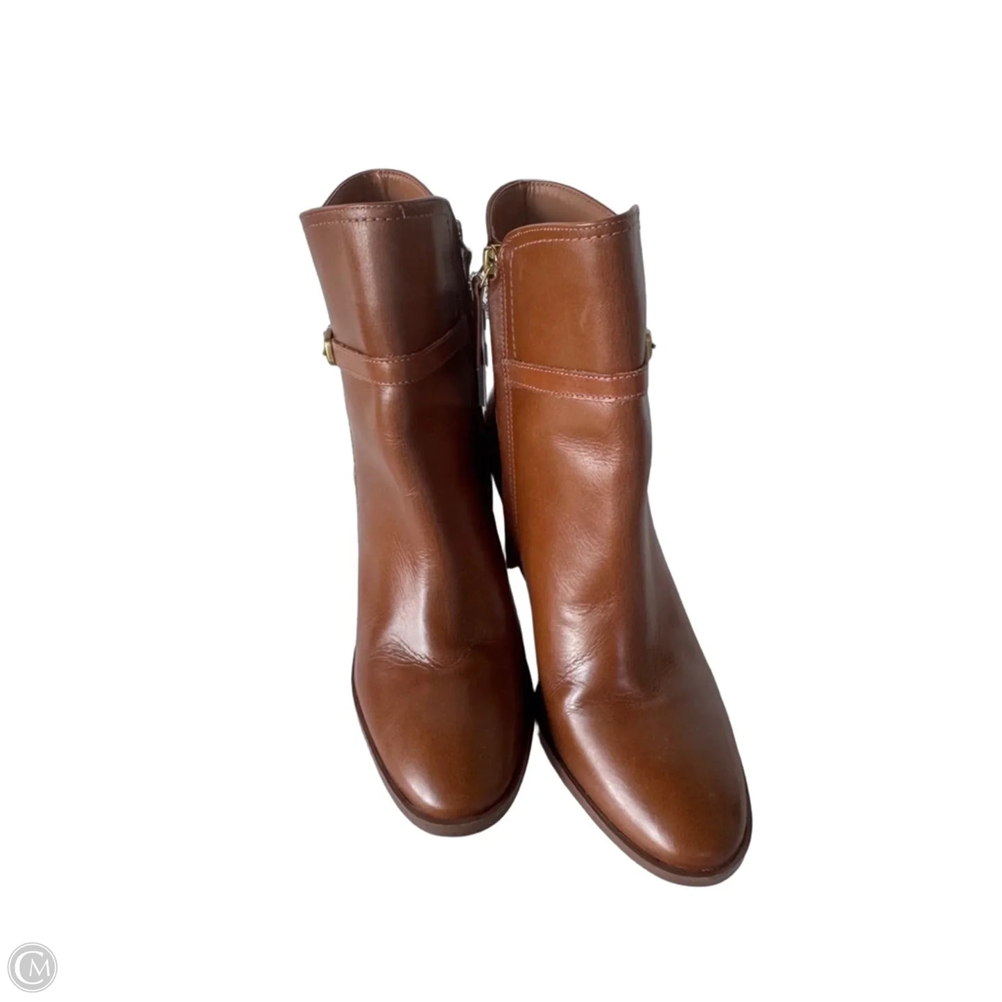 Boots Mid-calf Heels By Naturalizer In Brown, Size: 11