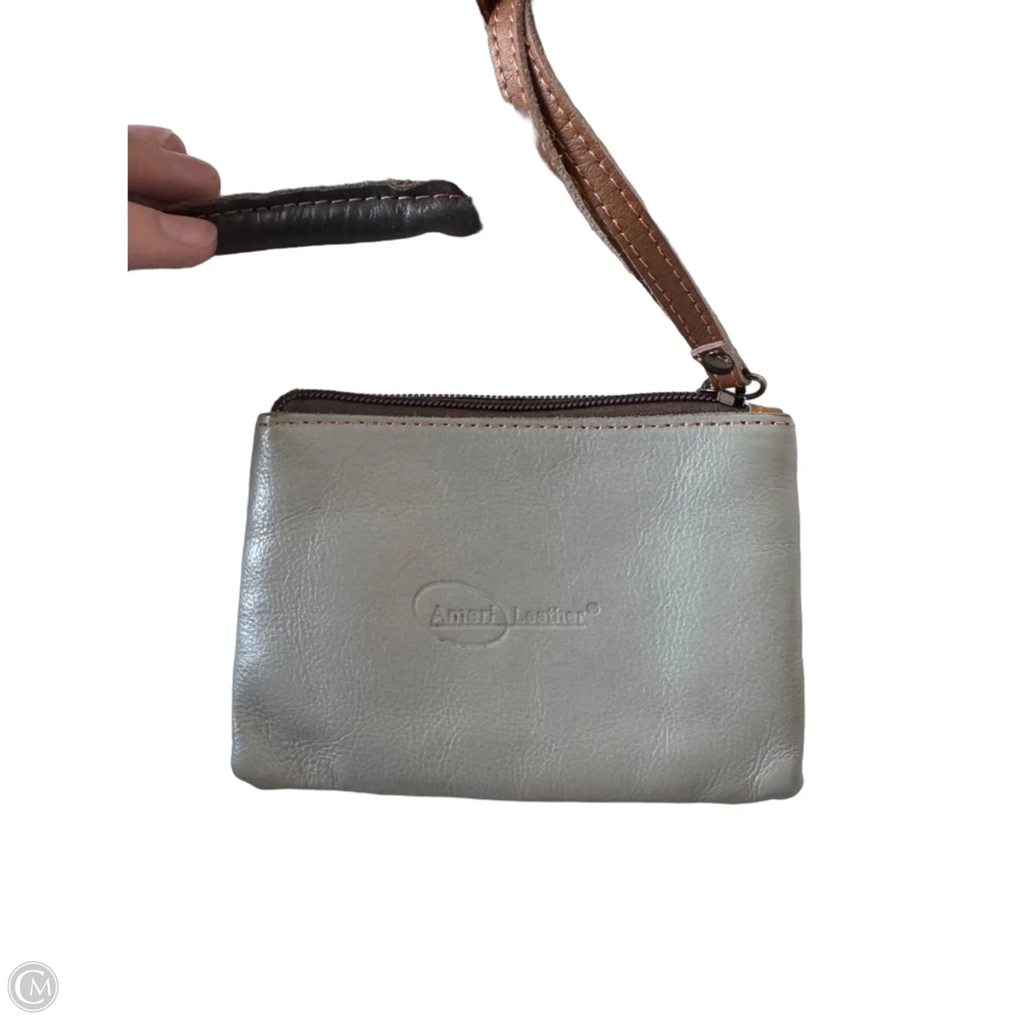 Tote Leather By Clothes Mentor, Size: Large