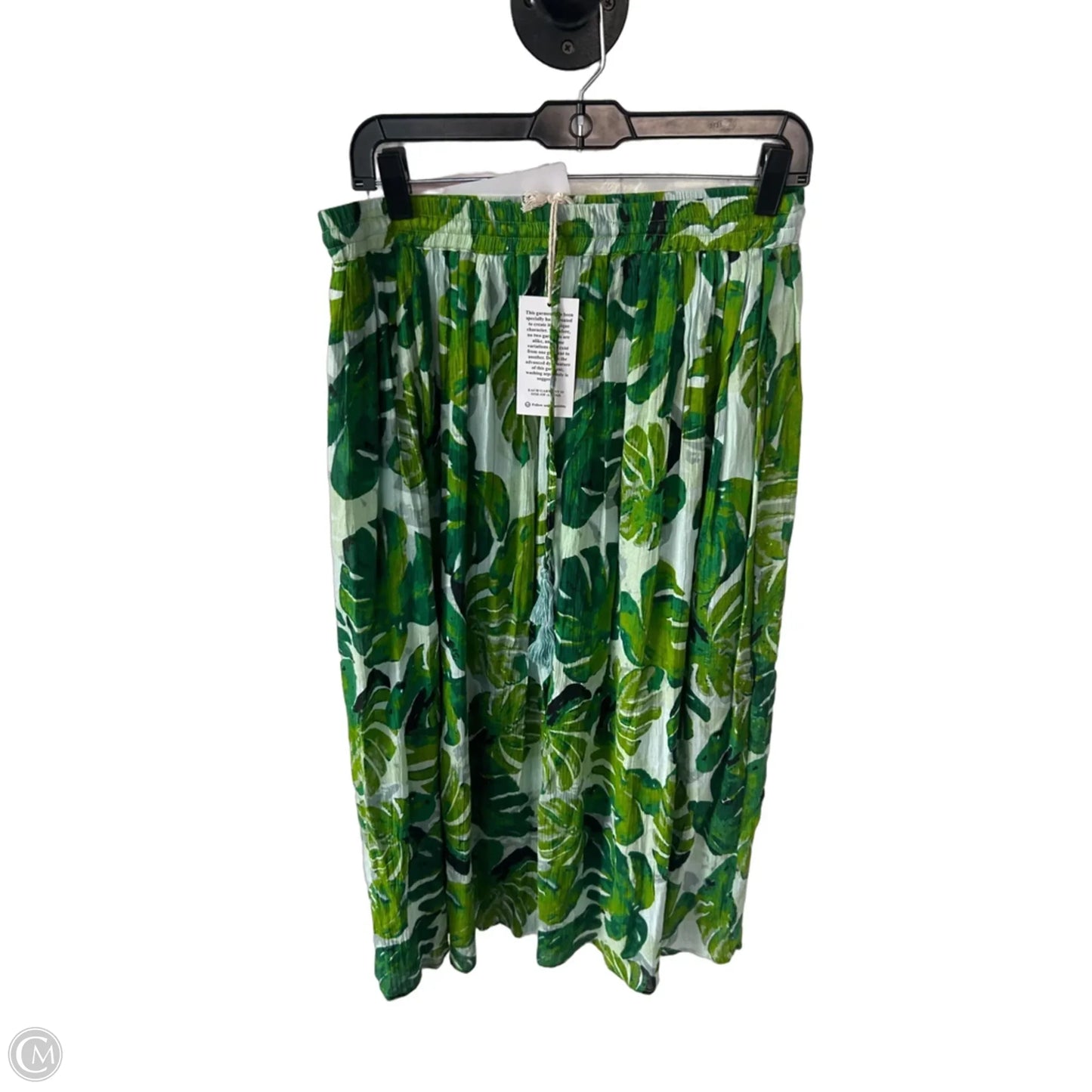 Skirt Midi By Clothes Mentor In Green, Size: M