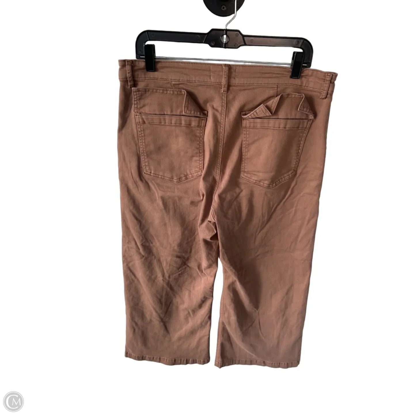 Jeans Wide Leg By Kut In Brown, Size: 14