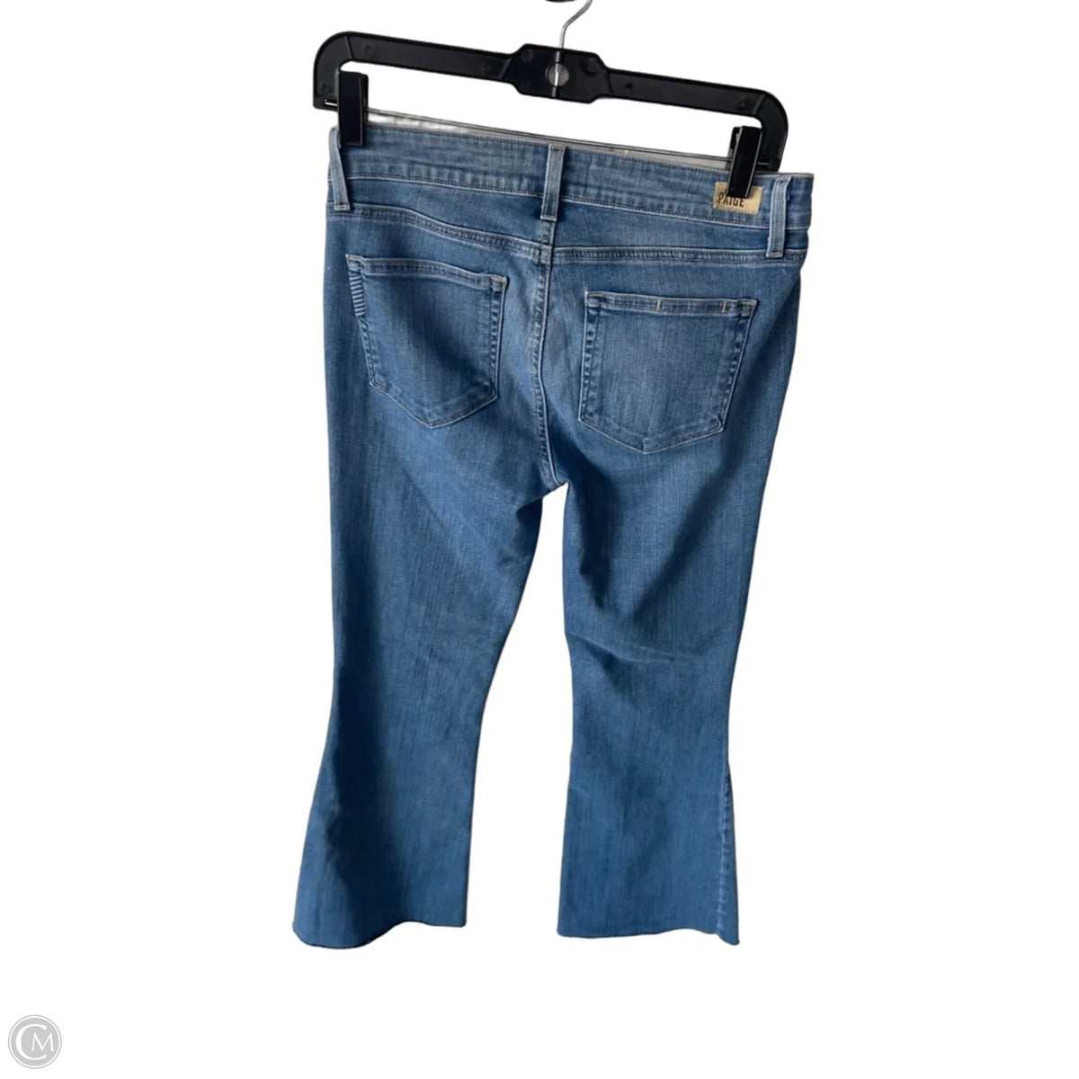 Jeans Flared By Paige In Blue Denim, Size: 6